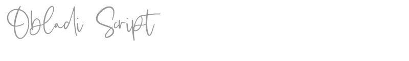Obladi Script